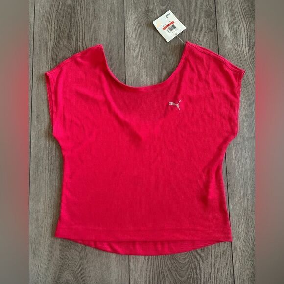 Puma virtual pink crop top - Picture 1 of 3